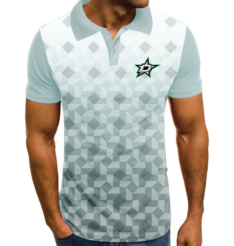 NHL-Dallas-Stars-Specialized-Polo-Shirt-White NHL Dallas Stars Specialized Polo Shirt - White