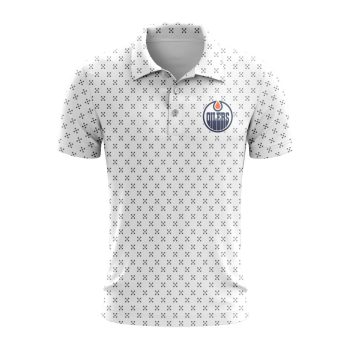 NHL Edmonton Oilers Polo Shirt - White