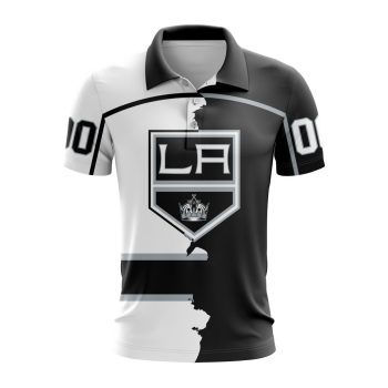 NHL Los Angeles Kings Personalize 2023 Home Mix Away Kits Polo Shirt