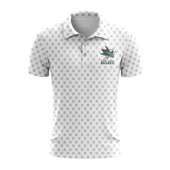 NHL San Jose Sharks Polo Shirt - White