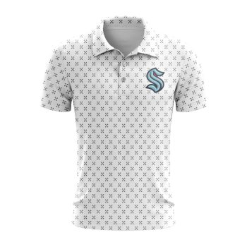 NHL Seattle Kraken Polo Shirt - White