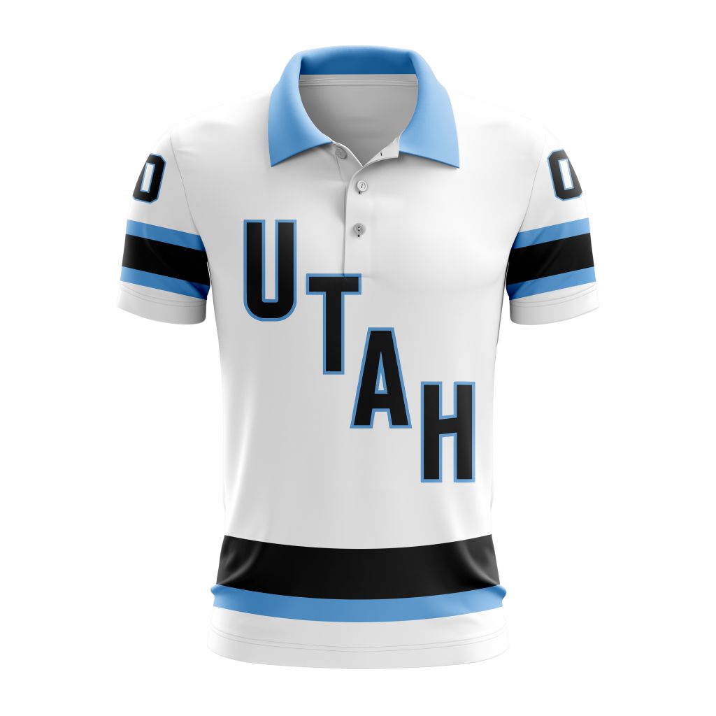 NHL-Utah-Hockey-Club-Personalized-2025-Away-Polo-Shirt NHL Utah Hockey Club Personalized 2025 Away Polo Shirt