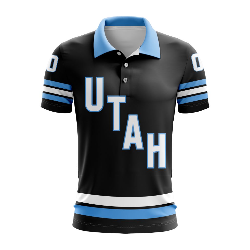 NHL-Utah-Hockey-Club-Personalized-2025-Home-Polo-Shirt NHL Utah Hockey Club Personalized 2025 Home Polo Shirt