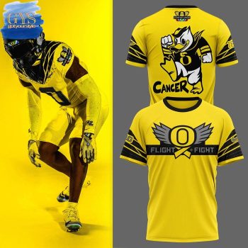 Oregon Ducks 2024 Stomp Out Cancer Heroes Unisex Performance T-Shirt