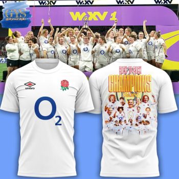 Red Roses 2024 Women's Rugby Champions Unisex Performance T-Shirt