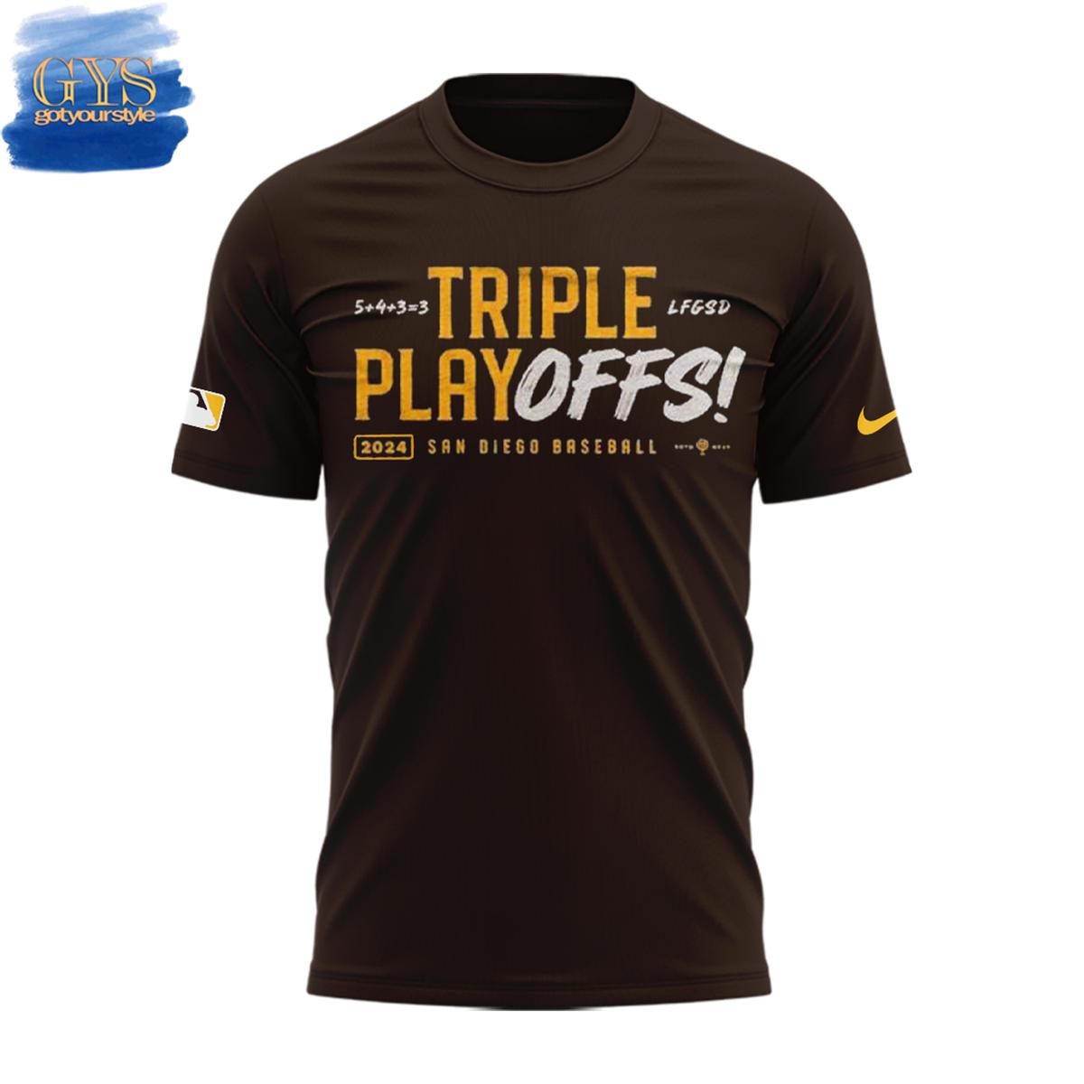 San Diego Padres Triple Playoffs 2024 Limited Shirt