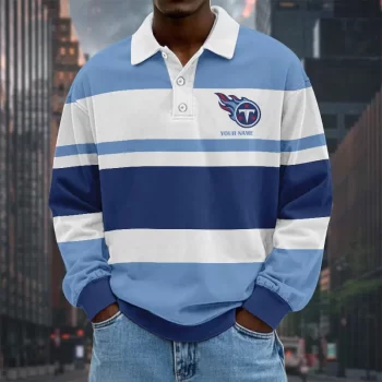 Tennessee Titans NFL Collar Sweatshirt Custom Name Gift For Fan