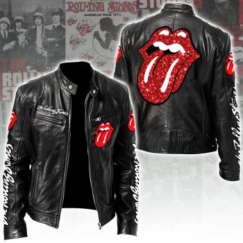 The Rolling Stones Motorcycle Leather Jacket