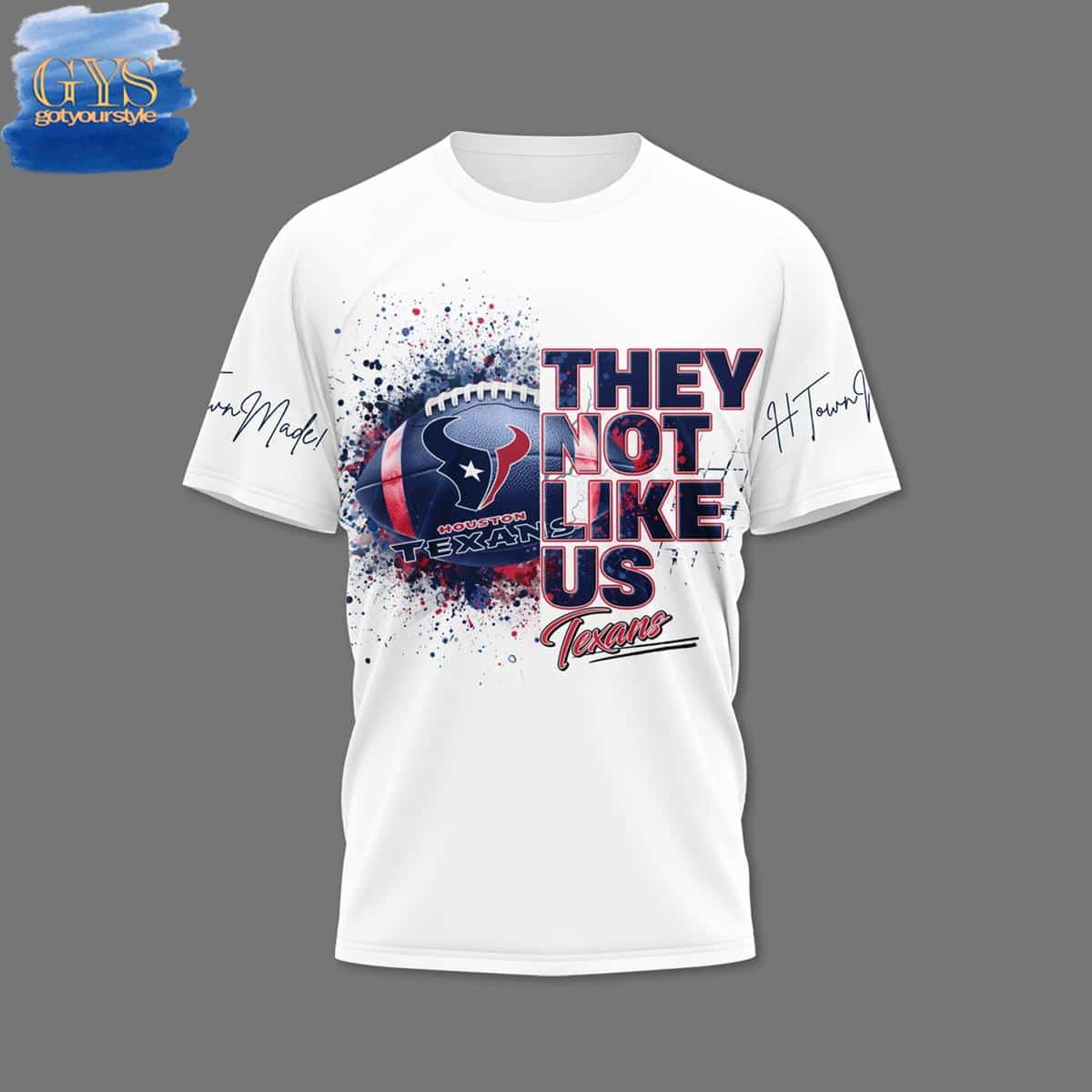 They Not Like Us Houston Texans Special Edition Shirt