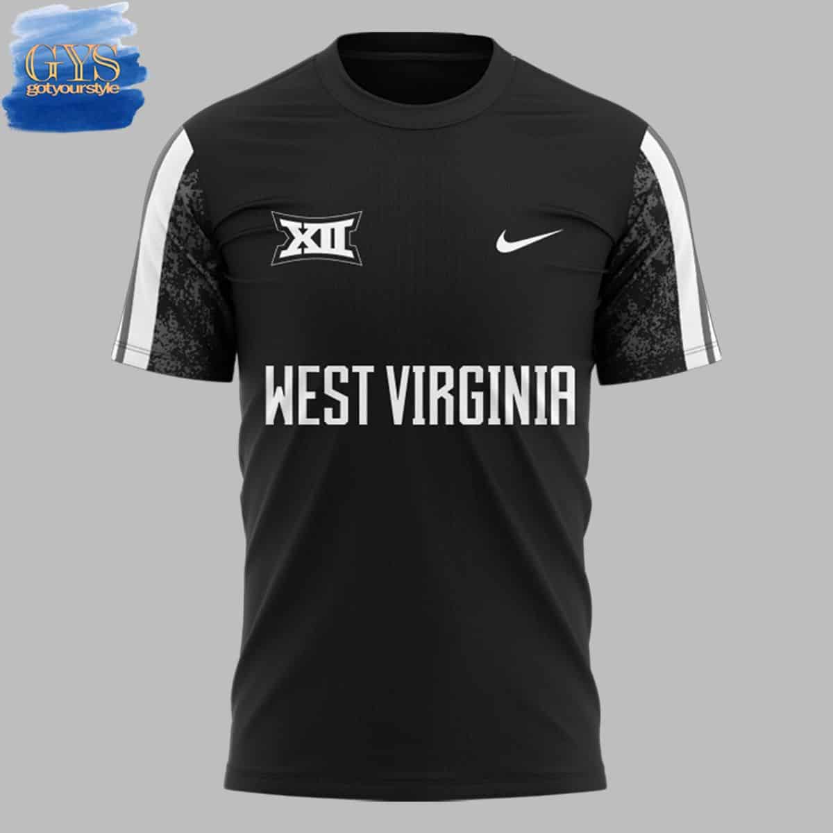 West Virginia Football Nike Black Game Unisex Shirt