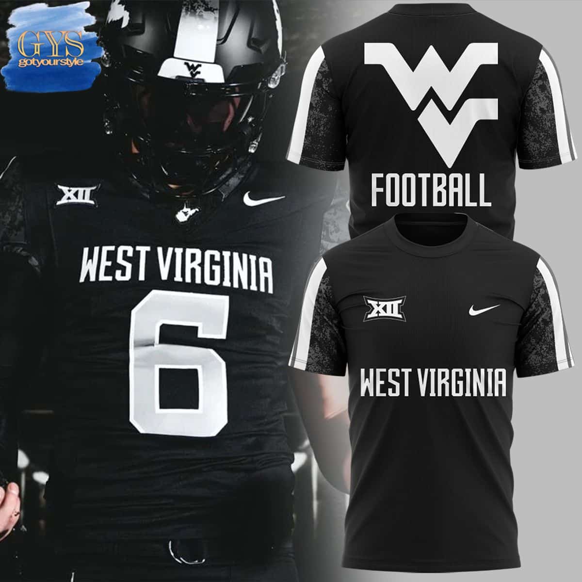 West Virginia Football Nike Black Game Unisex Shirt West Virginia Football Nike Black Game Unisex Shirt