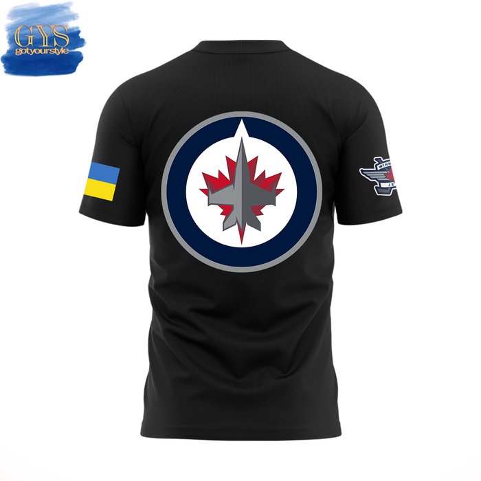 Winnipeg Jets Ukrainian Heritage Night 2024 Limited TShirt